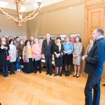Izstādes "Talsu pilsētas galvas" atklāšana
