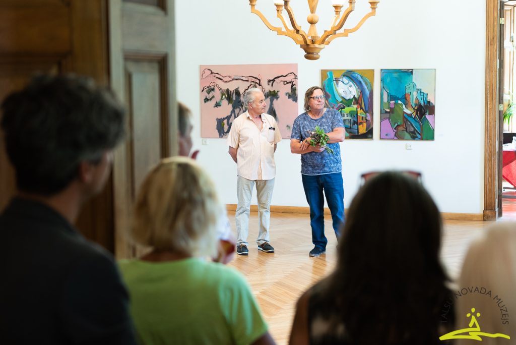 Izstādes “Divi ainavā. Biezbārdis un Poļikovs” atklāšanas pasākums