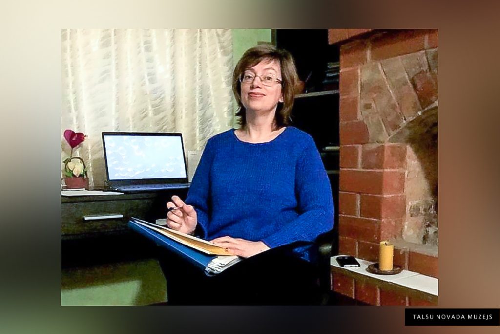 Muzejs no iekšpuses. Attālinātajā darbā 2021. gada februārī.